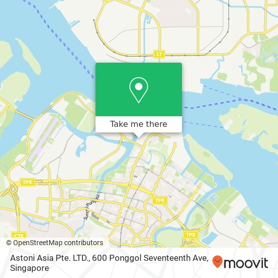 Astoni Asia Pte. LTD., 600 Ponggol Seventeenth Ave map