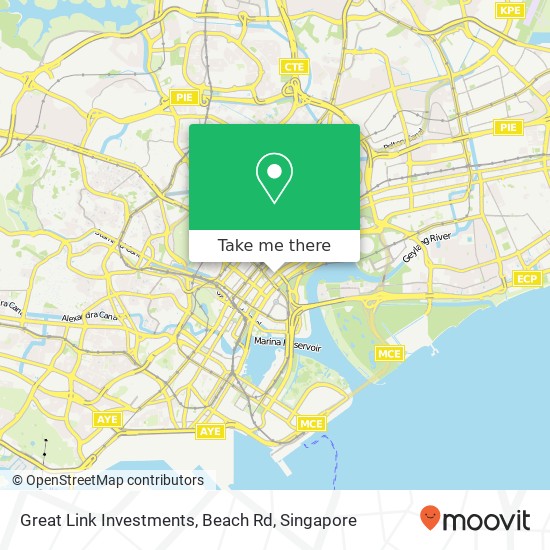 Great Link Investments, Beach Rd map