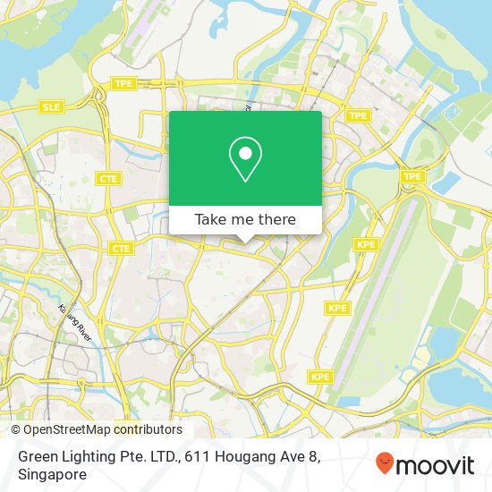 Green Lighting Pte. LTD., 611 Hougang Ave 8地图