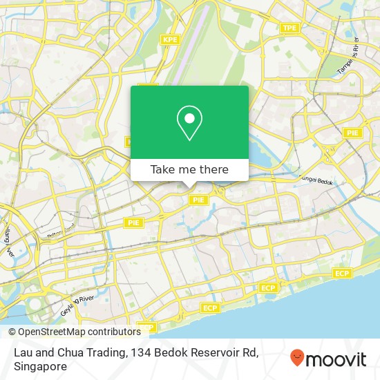 Lau and Chua Trading, 134 Bedok Reservoir Rd map