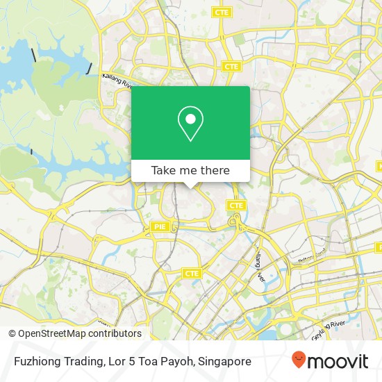 Fuzhiong Trading, Lor 5 Toa Payoh map