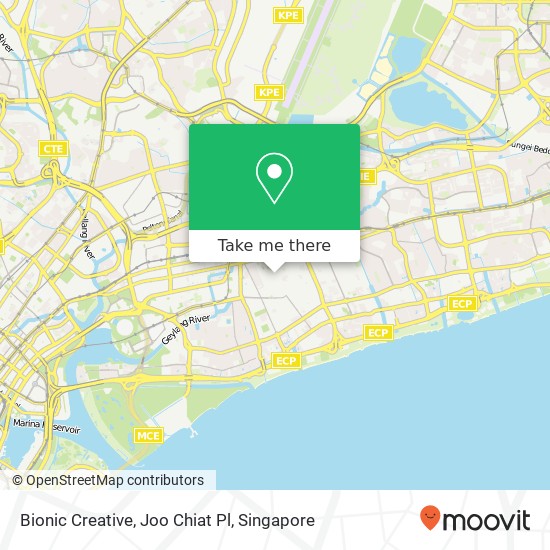 Bionic Creative, Joo Chiat Pl map