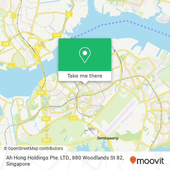 Ah Hong Holdings Pte. LTD., 880 Woodlands St 82 map