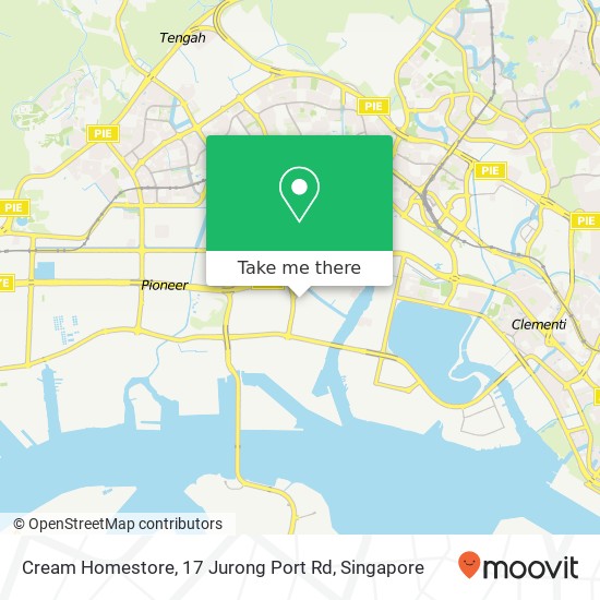 Cream Homestore, 17 Jurong Port Rd地图