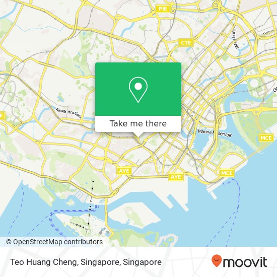 Teo Huang Cheng, Singapore map