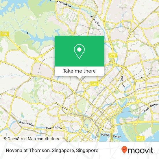 Novena at Thomson, Singapore地图