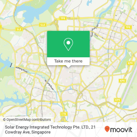 Solar Energy Integrated Technology Pte. LTD., 21 Cowdray Ave地图