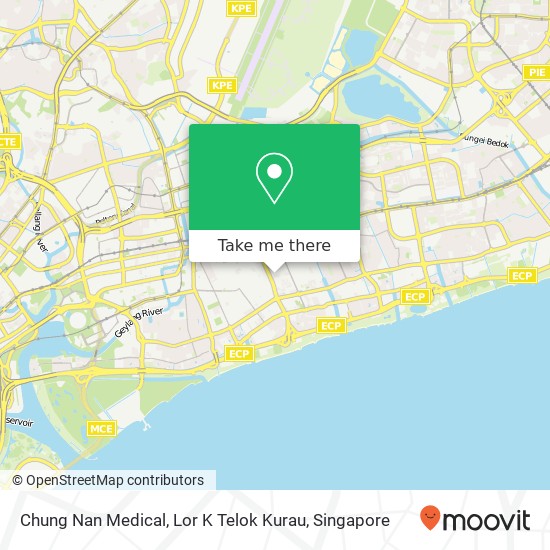 Chung Nan Medical, Lor K Telok Kurau地图