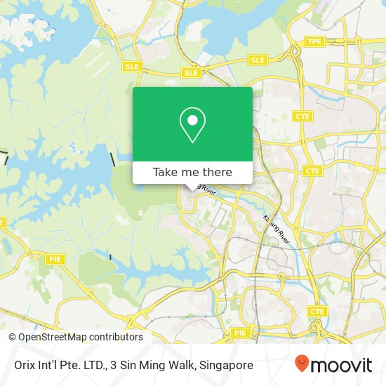Orix Int'l Pte. LTD., 3 Sin Ming Walk地图