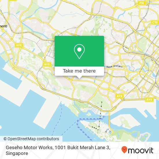 Geseho Motor Works, 1001 Bukit Merah Lane 3 map