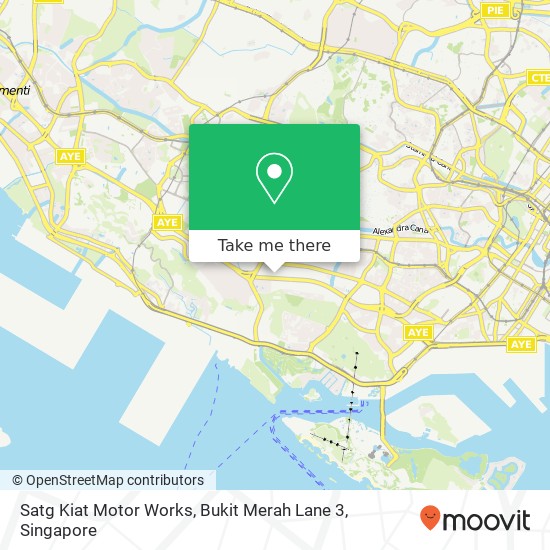 Satg Kiat Motor Works, Bukit Merah Lane 3 map