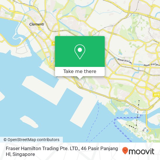 Fraser Hamilton Trading Pte. LTD., 46 Pasir Panjang Hl map