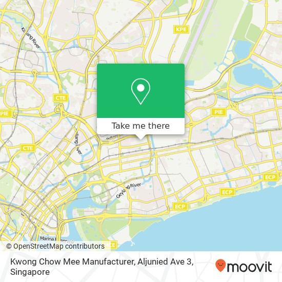 Kwong Chow Mee Manufacturer, Aljunied Ave 3地图