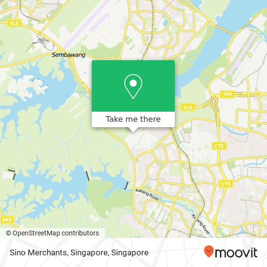 Sino Merchants, Singapore map
