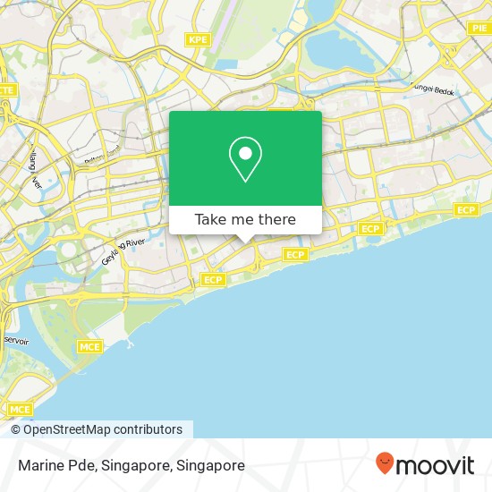 Marine Pde, Singapore map