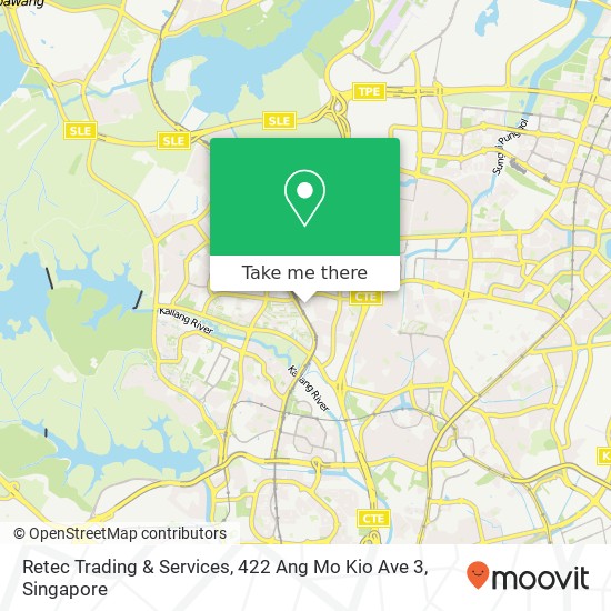 Retec Trading & Services, 422 Ang Mo Kio Ave 3地图