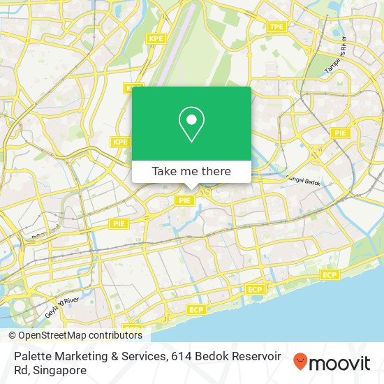 Palette Marketing & Services, 614 Bedok Reservoir Rd map