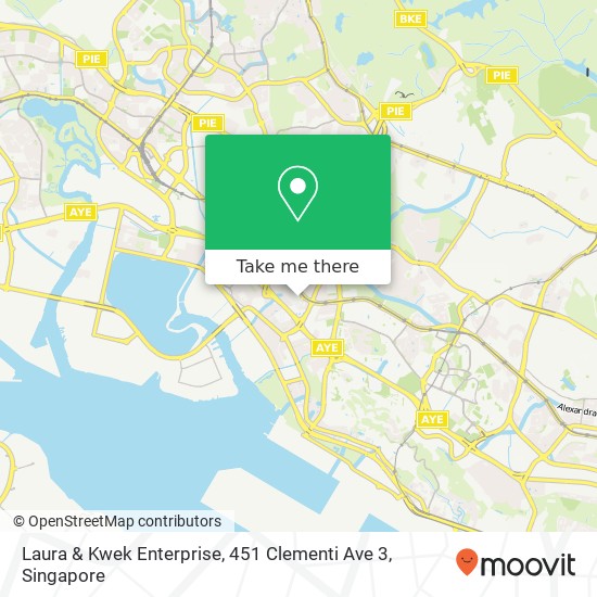 Laura & Kwek Enterprise, 451 Clementi Ave 3地图