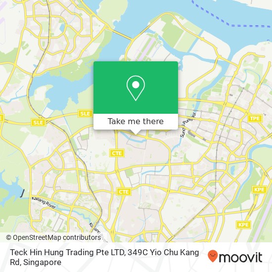Teck Hin Hung Trading Pte LTD, 349C Yio Chu Kang Rd map