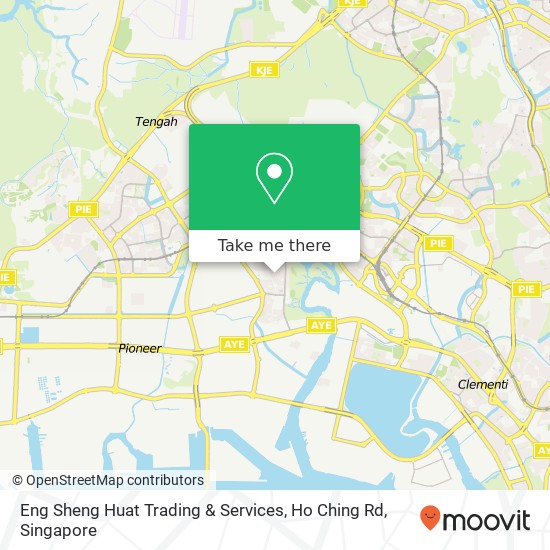 Eng Sheng Huat Trading & Services, Ho Ching Rd map