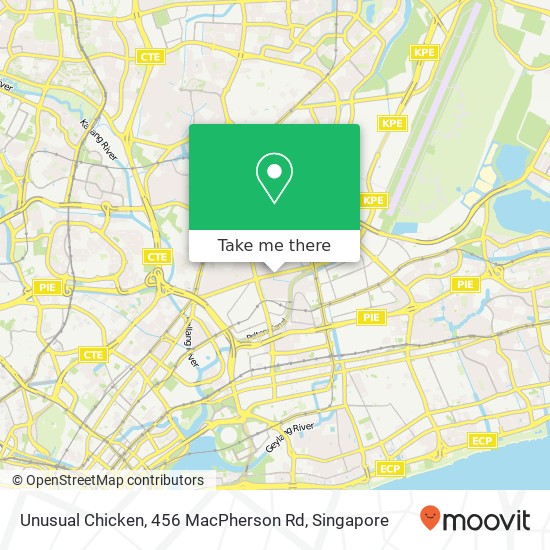 Unusual Chicken, 456 MacPherson Rd map