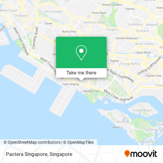 Pactera Singapore map