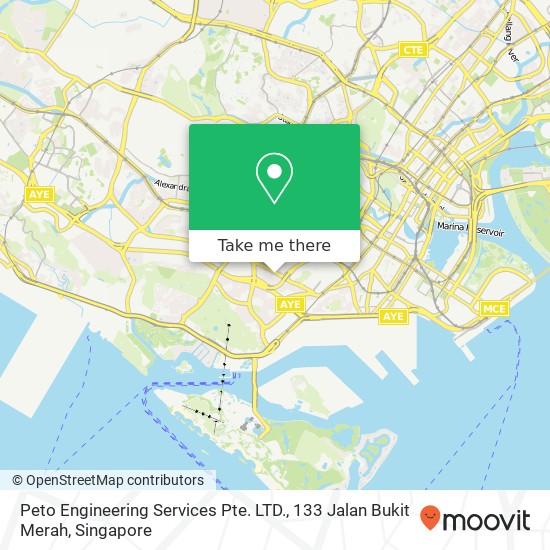 Peto Engineering Services Pte. LTD., 133 Jalan Bukit Merah地图