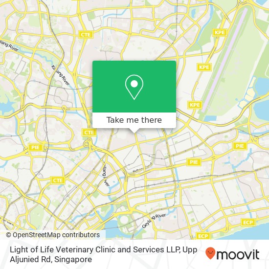 Light of Life Veterinary Clinic and Services LLP, Upp Aljunied Rd map