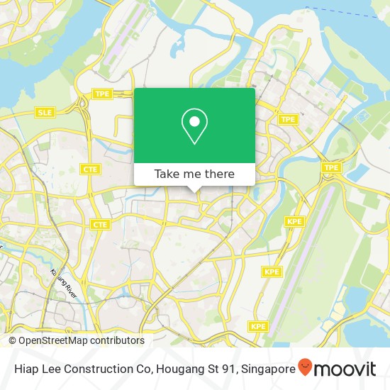 Hiap Lee Construction Co, Hougang St 91地图