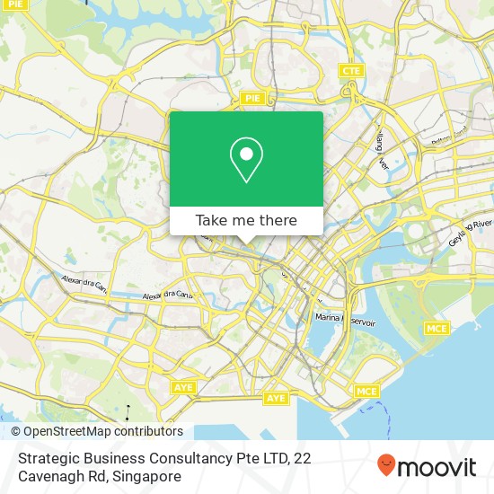 Strategic Business Consultancy Pte LTD, 22 Cavenagh Rd map