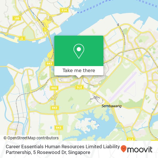 Career Essentials Human Resources Limited Liability Partnership, 5 Rosewood Dr map