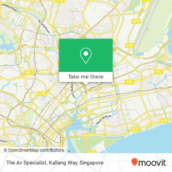 The Av Specialist, Kallang Way map