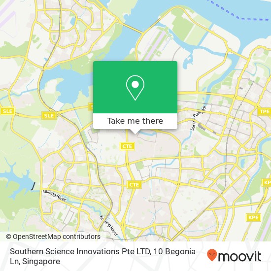 Southern Science Innovations Pte LTD, 10 Begonia Ln map