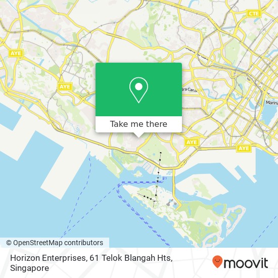 Horizon Enterprises, 61 Telok Blangah Hts地图