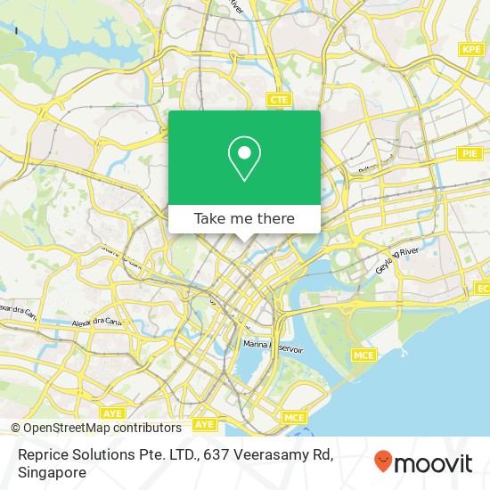 Reprice Solutions Pte. LTD., 637 Veerasamy Rd map