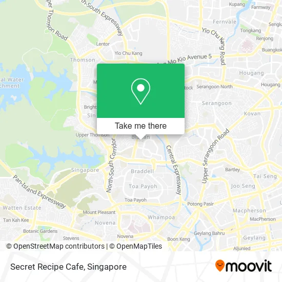 Secret Recipe Cafe map
