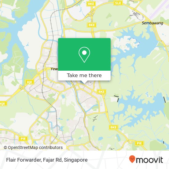 Flair Forwarder, Fajar Rd map