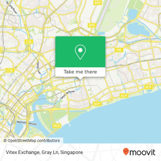 Vitex Exchange, Gray Ln map