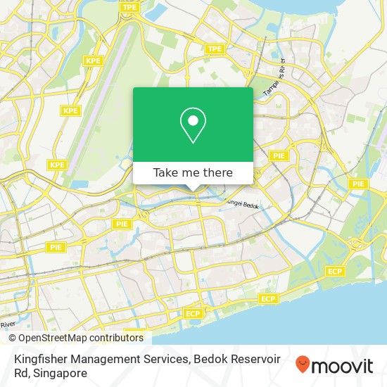 Kingfisher Management Services, Bedok Reservoir Rd map