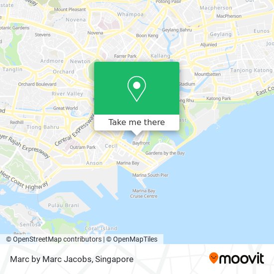 Marc by Marc Jacobs map