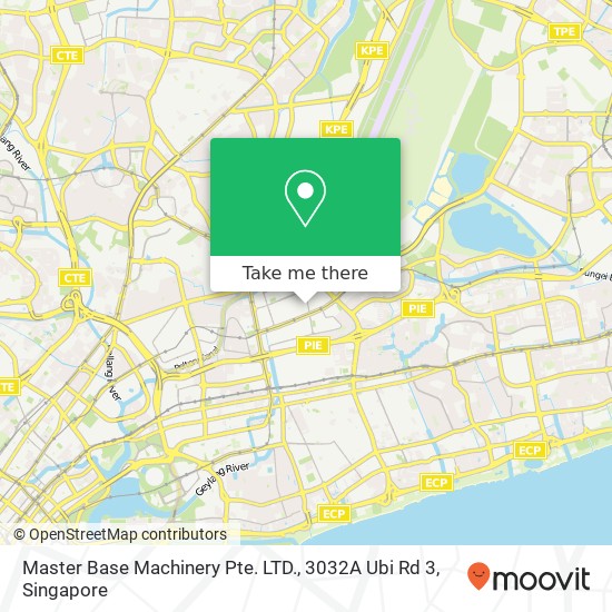 Master Base Machinery Pte. LTD., 3032A Ubi Rd 3地图
