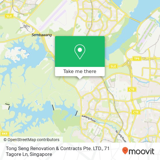 Tong Seng Renovation & Contracts Pte. LTD., 71 Tagore Ln map