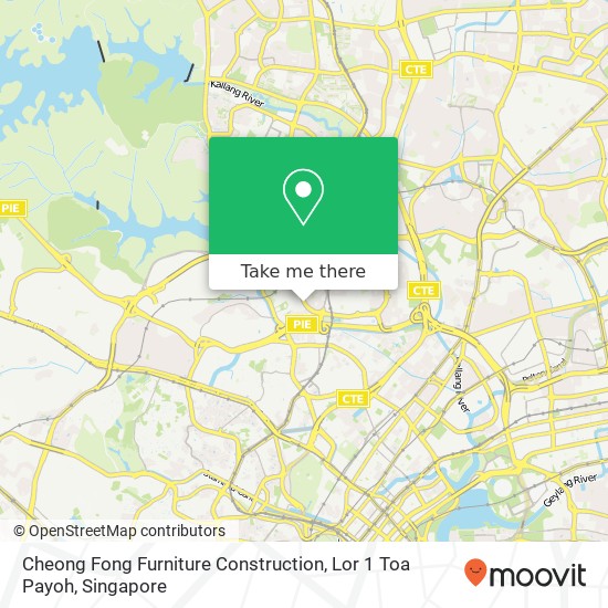 Cheong Fong Furniture Construction, Lor 1 Toa Payoh地图