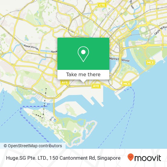 Huge.SG Pte. LTD., 150 Cantonment Rd地图