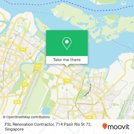 FSL Renovation Contractor, 714 Pasir Ris St 72 map