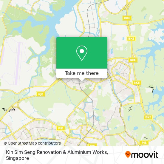 Kin Sim Seng Renovation & Aluminium Works map