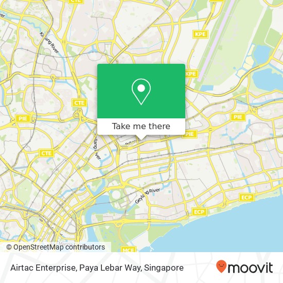 Airtac Enterprise, Paya Lebar Way map