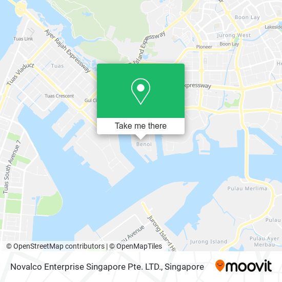 Novalco Enterprise Singapore Pte. LTD. map