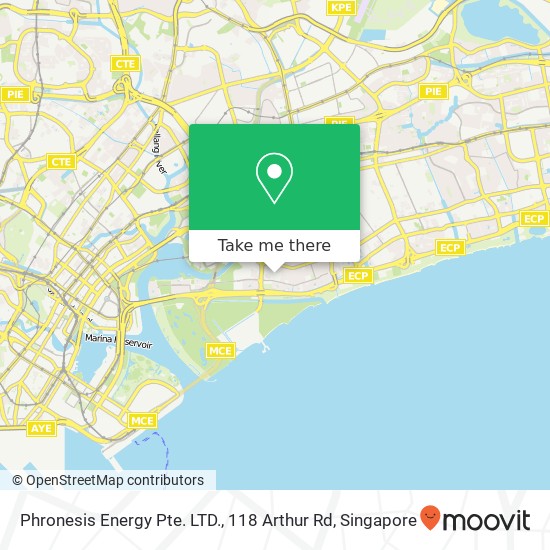 Phronesis Energy Pte. LTD., 118 Arthur Rd地图