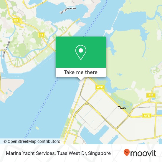 Marina Yacht Services, Tuas West Dr地图